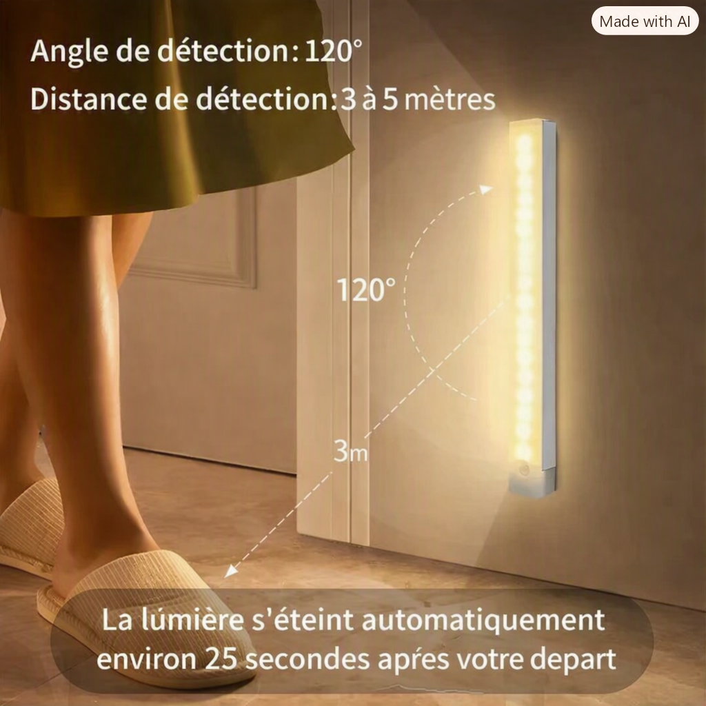 Lampe LED à Détection