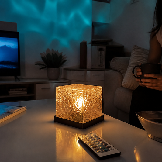 Lampe Projecteur Vagues Océan — Ambiance RGB 16 Couleurs avec Télécommande